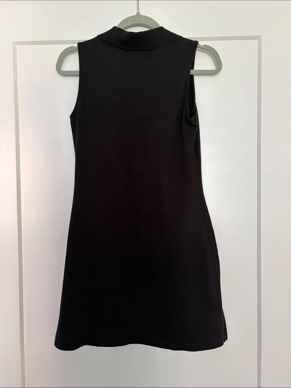 Lacoste pique Black Sleeveless Polo Dress size 38 (4-6) - Picture 4 of 4
